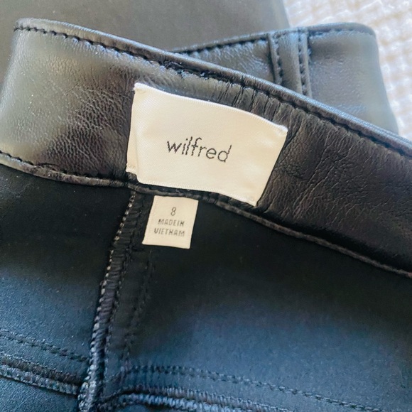 Aritzia black leather pants size 8 - Picture 3 of 4
